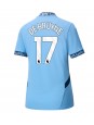 Manchester City Kevin De Bruyne #17 Hjemmedrakt Dame 2024-25 Korte ermer